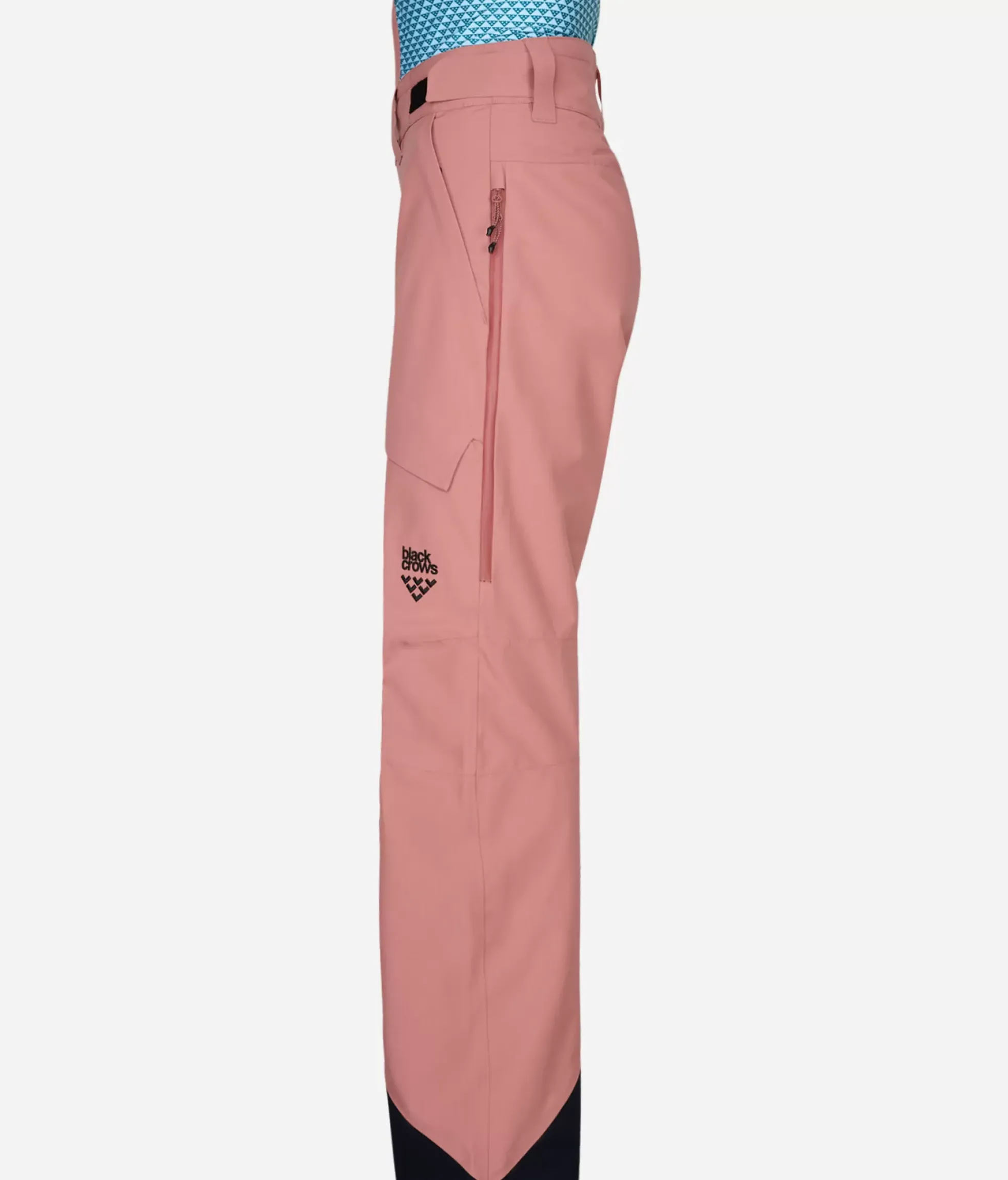 New Black Crows Pantalon Femme Ora Body Map Rose Ancienne