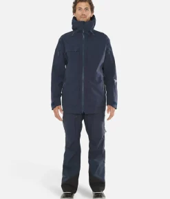 Best Black Crows Pantalon Homme Ora Xpore Ripstop Bib Bleu Fonce