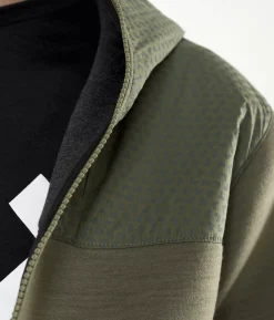 Online Black Crows Sweat A Capuche Homme Ferus Tech Wool Vert Olive
