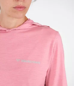 Online Black Crows T-Shirt A Capuche Femme Merino Blend Rose Ancienne