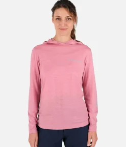 Online Black Crows T-Shirt A Capuche Femme Merino Blend Rose Ancienne