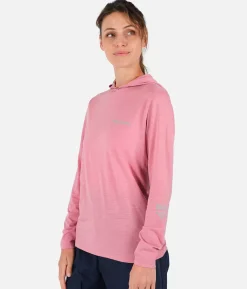 Online Black Crows T-Shirt A Capuche Femme Merino Blend Rose Ancienne