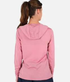 Online Black Crows T-Shirt A Capuche Femme Merino Blend Rose Ancienne