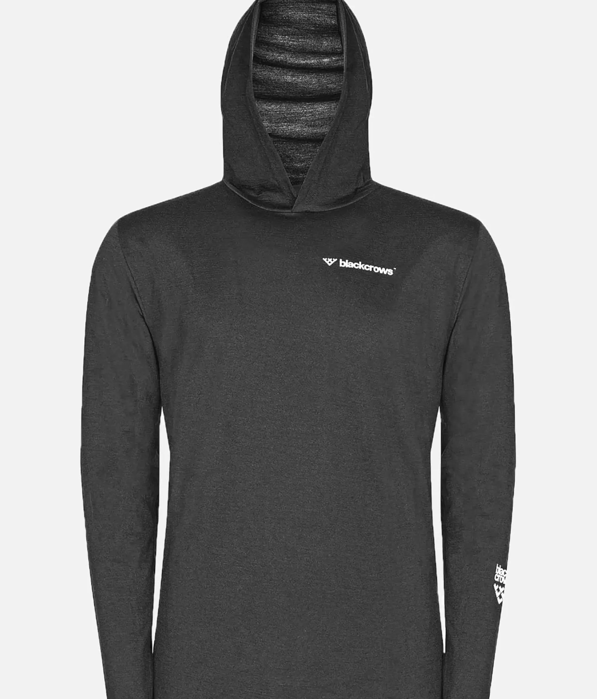 Black Crows T-Shirt A Capuche Homme Merino Blend Noir