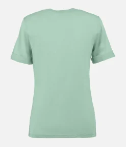 Online Black Crows T-Shirt Femme Chevron Merino Blend Manches Courtes Light Green