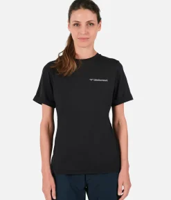 Online Black Crows T-Shirt Femme Merino Blend Manches Courtes Noir
