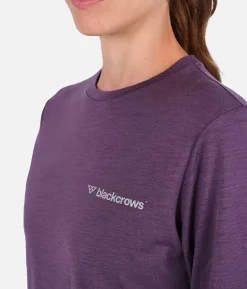 Clearance Black Crows T-Shirt Femme Merino Blend Manches Longues Deeppurple
