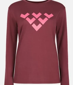 Black Crows T-Shirt Femme Merino Manches Longues Chevron<Femme Premières Couches