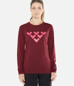 Black Crows T-Shirt Femme Merino Manches Longues Chevron<Femme Premières Couches