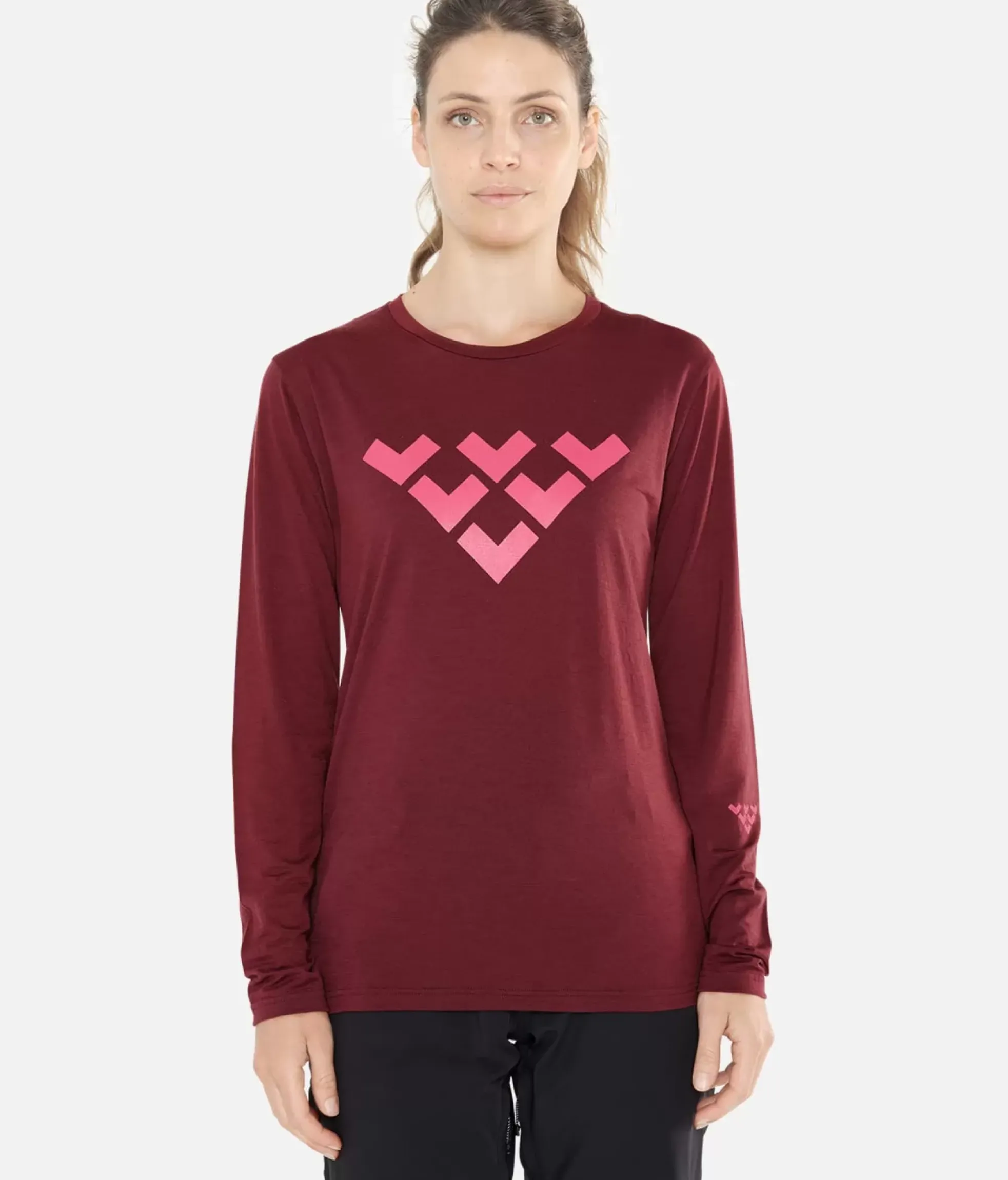Black Crows T-Shirt Femme Merino Manches Longues Chevron<Femme Premières Couches