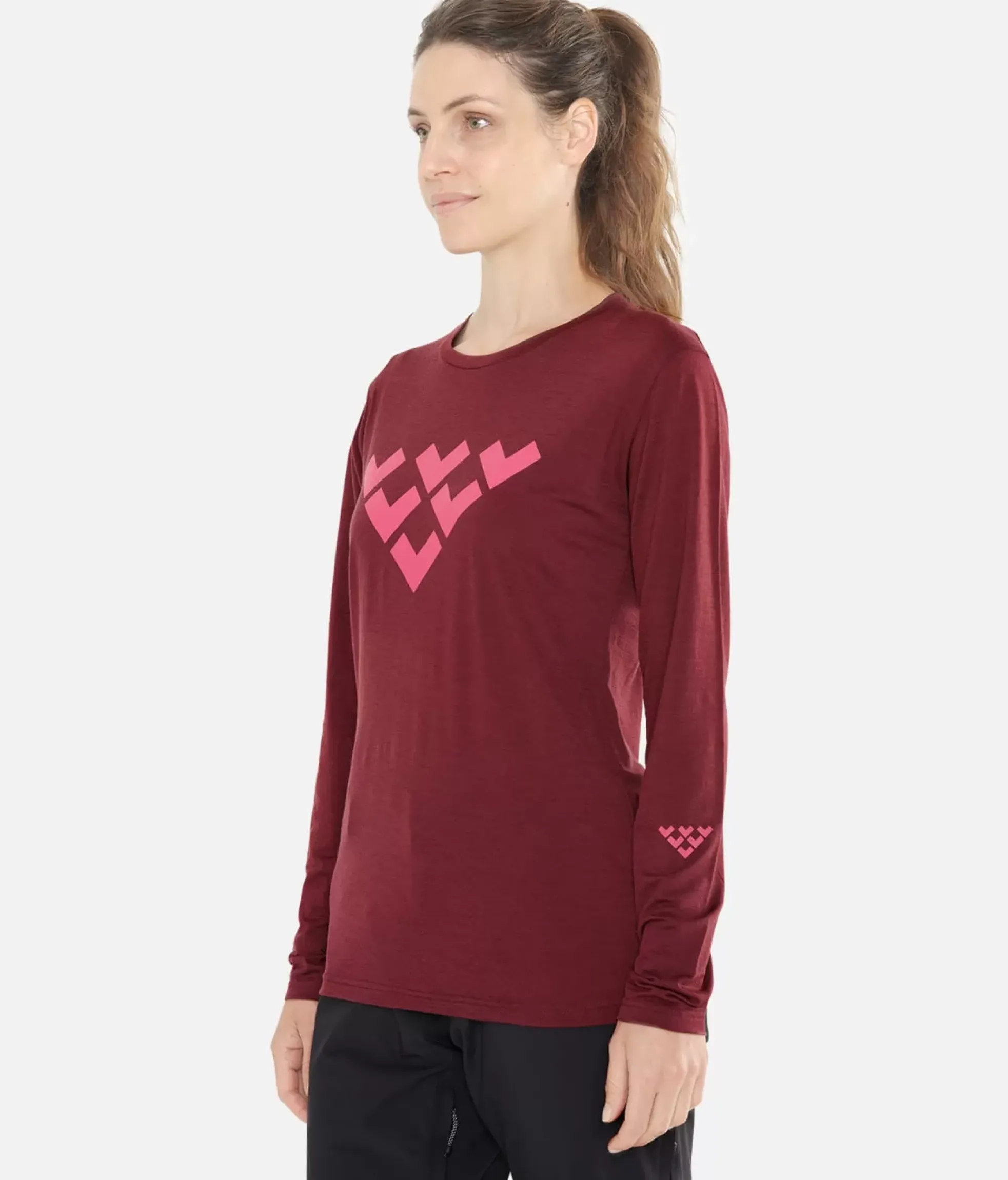 Black Crows T-Shirt Femme Merino Manches Longues Chevron<Femme Premières Couches