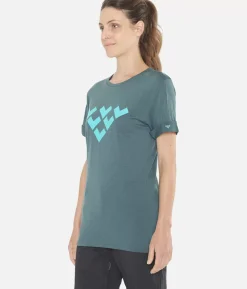 Black Crows T-Shirt Femme Merino Manches Courtes Chevron<Femme Premières Couches