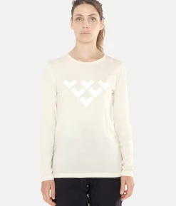 Black Crows T-Shirt Femme Merino Manches Longues Chevron<Femme Premières Couches