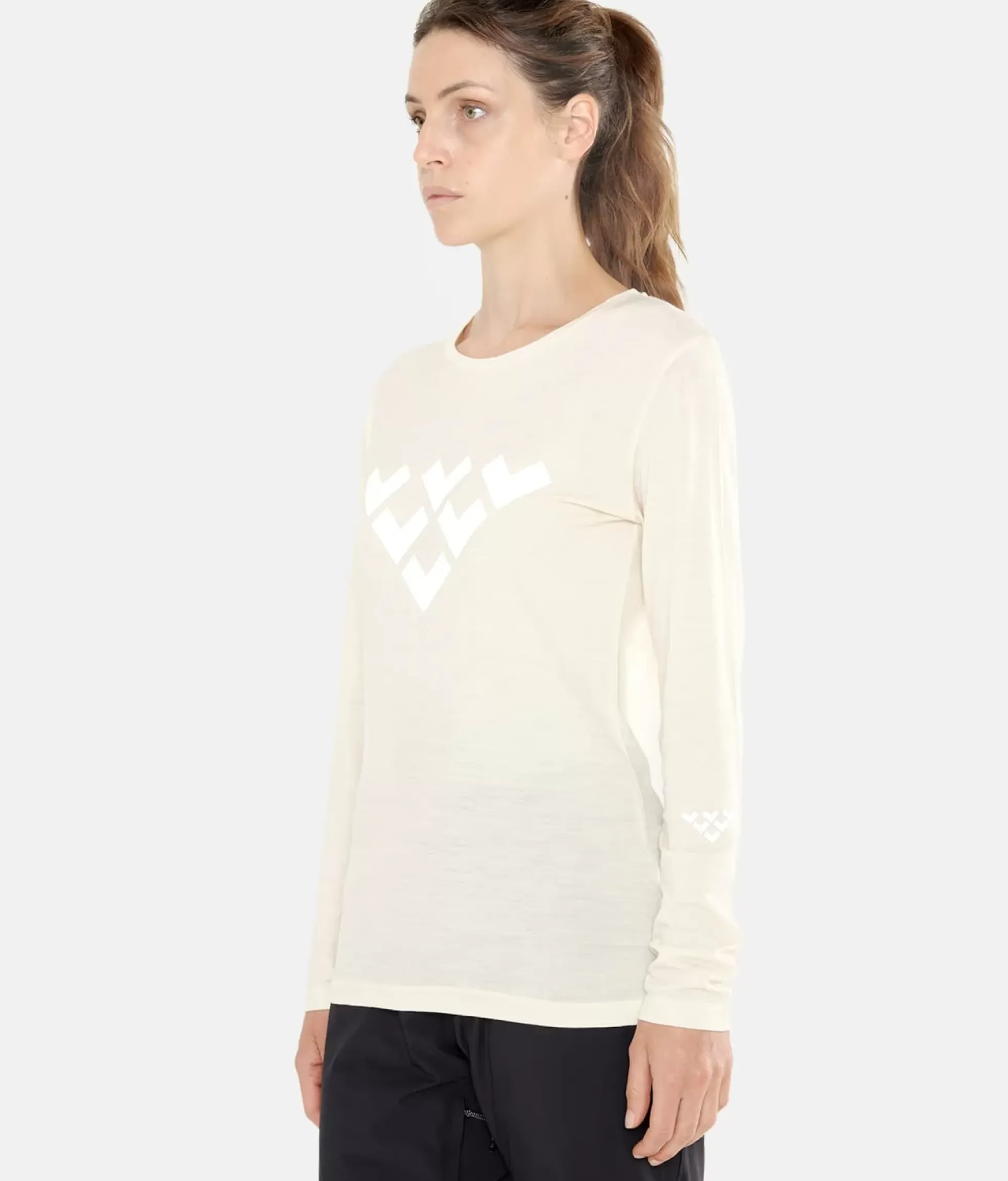 Black Crows T-Shirt Femme Merino Manches Longues Chevron<Femme Premières Couches