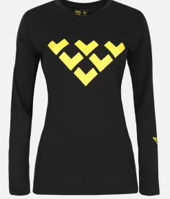 Black Crows T-Shirt Femme Merino Manches Longues Chevron<Femme Premières Couches