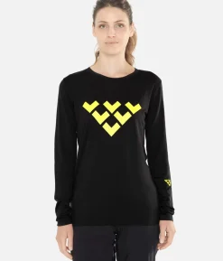 Black Crows T-Shirt Femme Merino Manches Longues Chevron<Femme Premières Couches