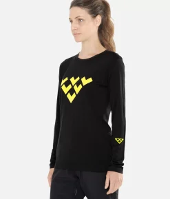 Black Crows T-Shirt Femme Merino Manches Longues Chevron<Femme Premières Couches