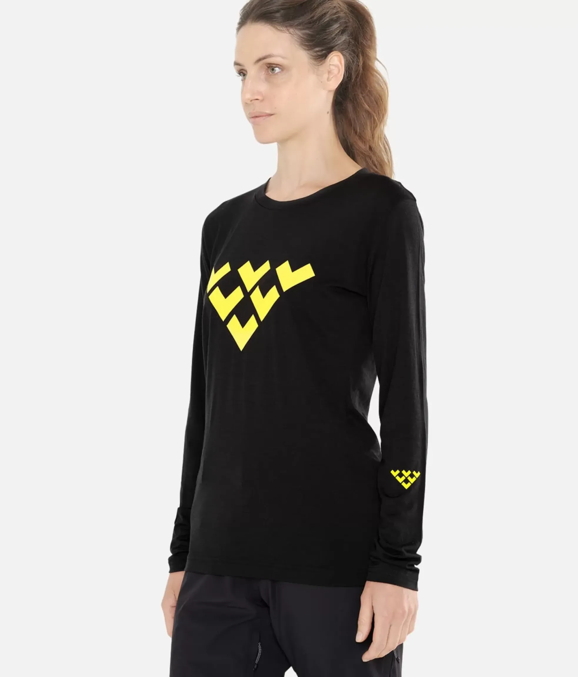 Black Crows T-Shirt Femme Merino Manches Longues Chevron<Femme Premières Couches