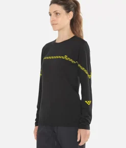 Black Crows T-Shirt Femme Merino Manches Longues Line<Femme Premières Couches