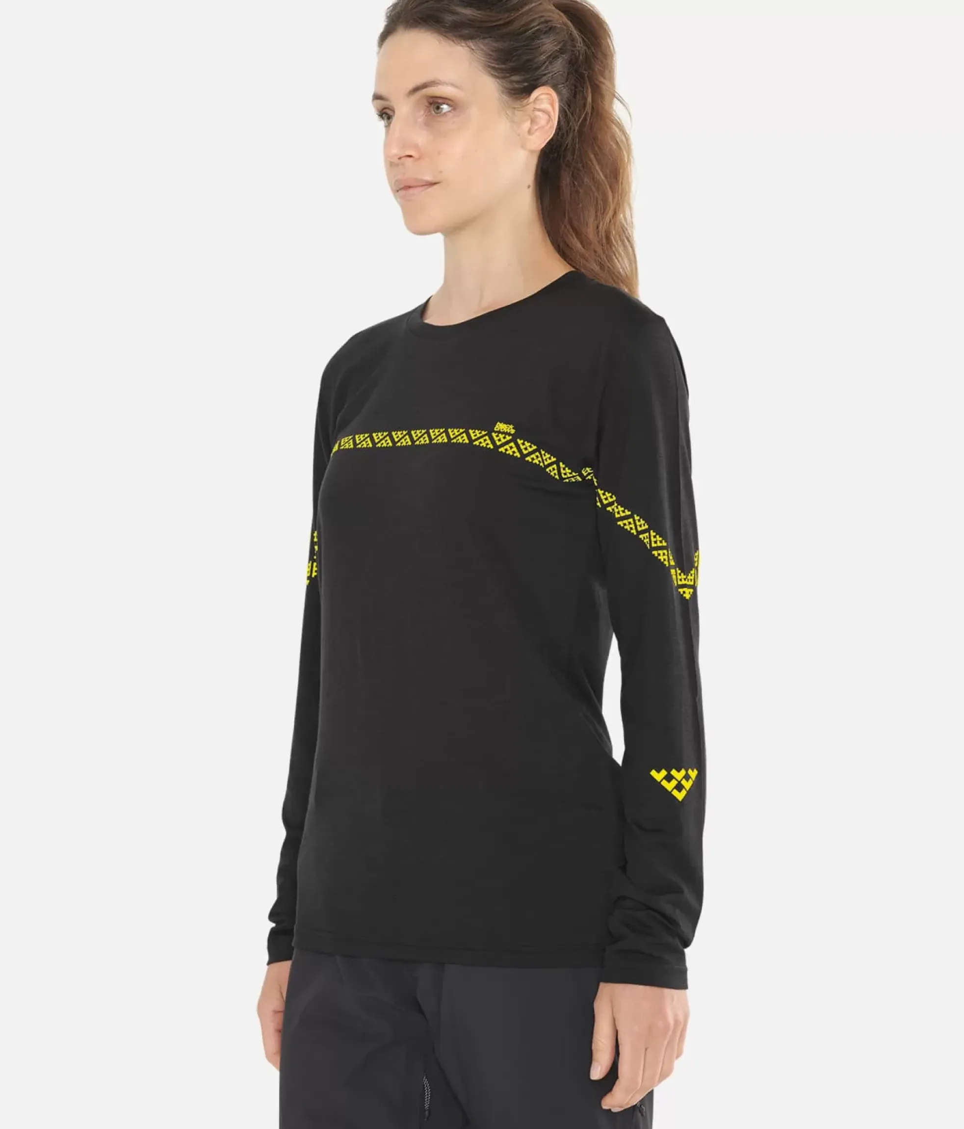 Black Crows T-Shirt Femme Merino Manches Longues Line<Femme Premières Couches