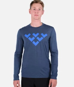 Black Crows T-Shirt Homme Chevron Merino Blend Manches Longues<Homme Premières Couches