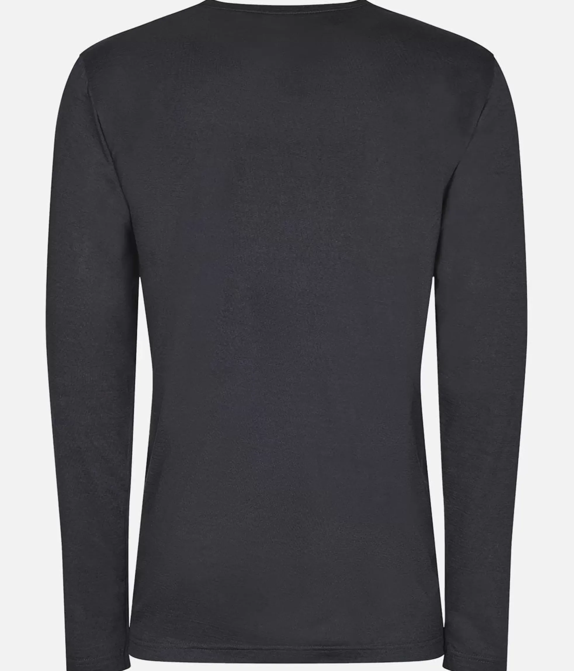 New Black Crows T-Shirt Homme Chevron Merino Blend Manches Longues Noir