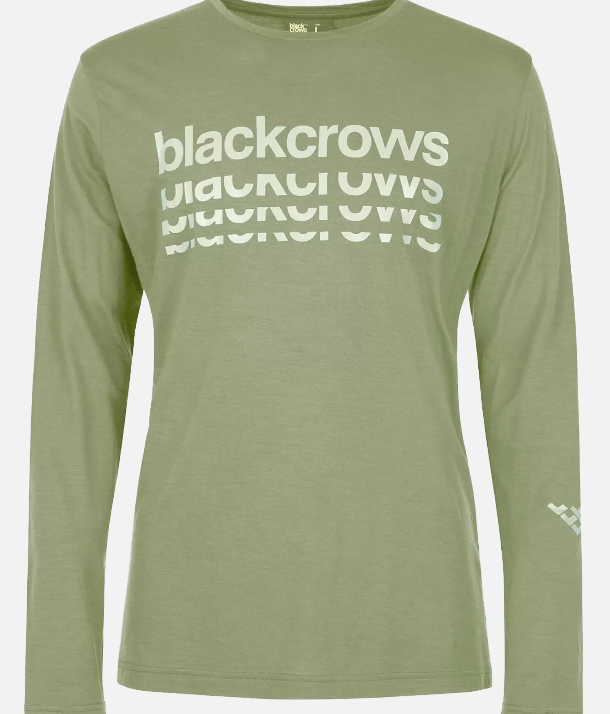 Discount Black Crows T-Shirt Homme Merino Bc Manches Longues Vert Olive