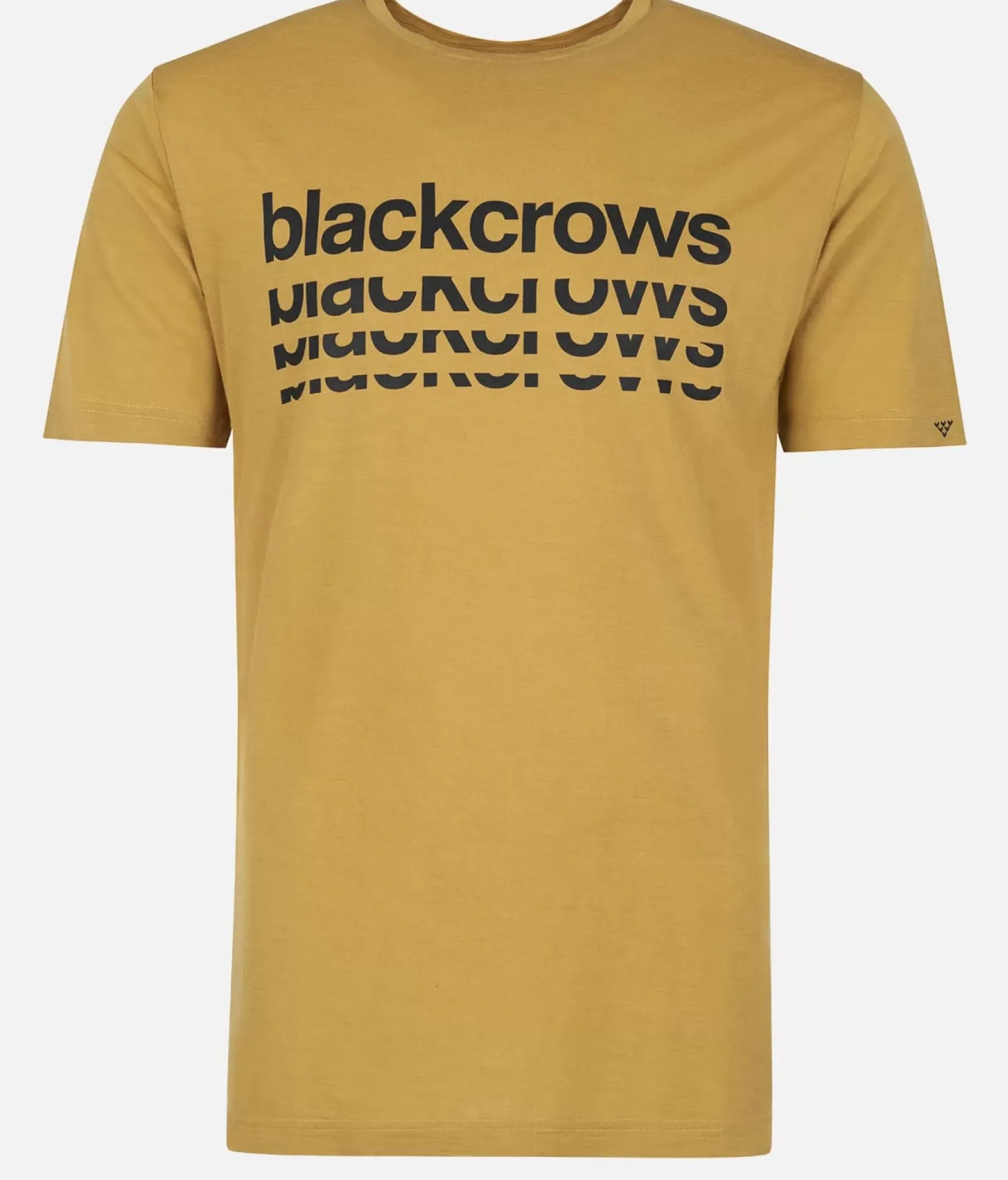 New Black Crows T-Shirt Homme Merino Bc Manches Courtes Or