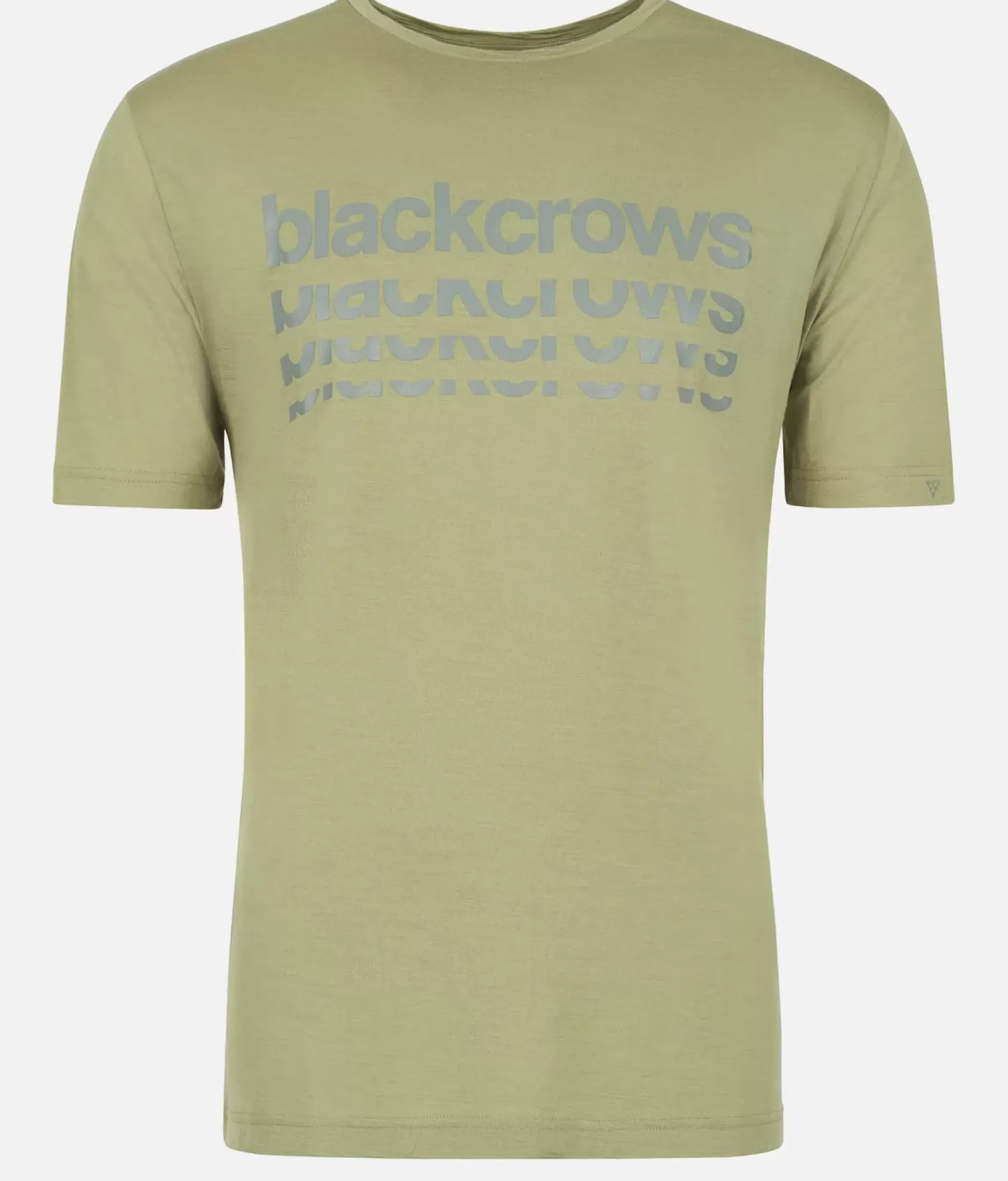 Discount Black Crows T-Shirt Homme Merino Bc Manches Courtes Vert Olive