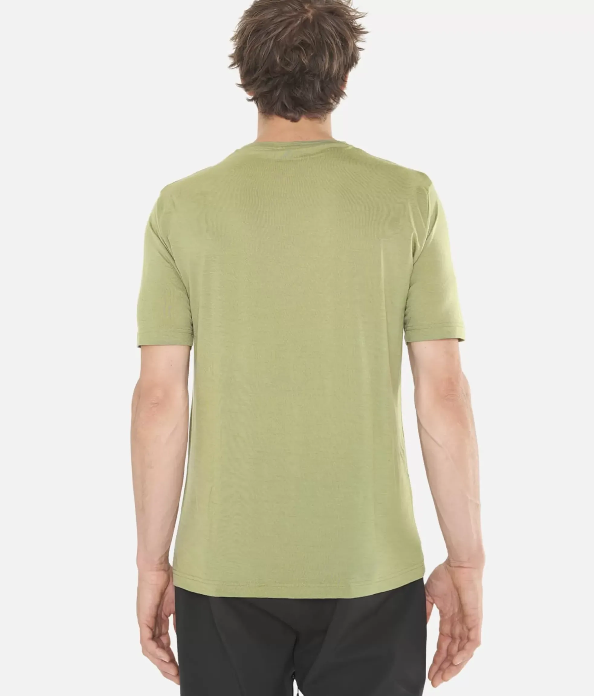 Discount Black Crows T-Shirt Homme Merino Bc Manches Courtes Vert Olive