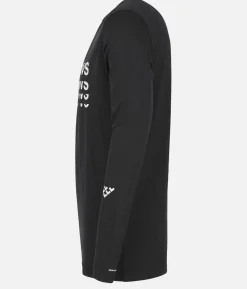 Best Black Crows T-Shirt Homme Merino Bc Manches Longues Noir-Blanc