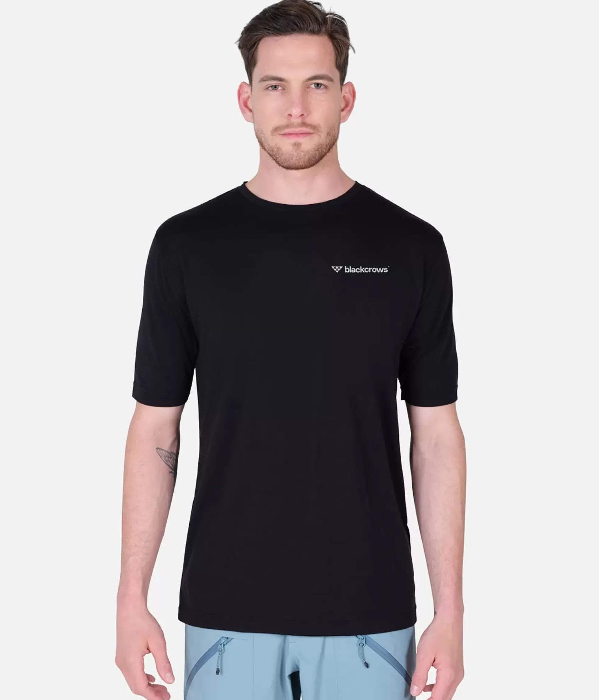 Black Crows T-Shirt Homme Merino Blend Manches Courtes<Homme Premières Couches