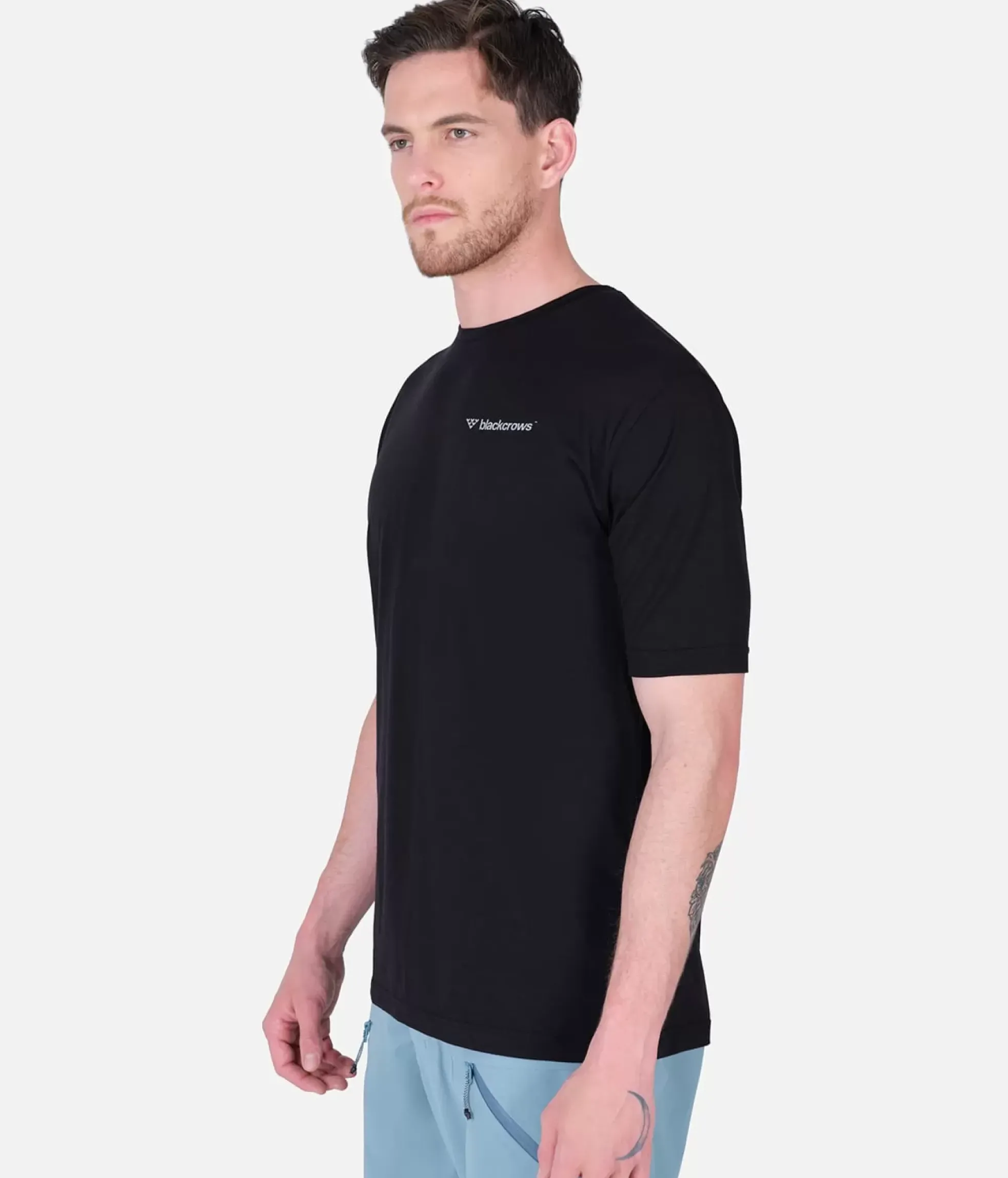 Black Crows T-Shirt Homme Merino Blend Manches Courtes<Homme Premières Couches