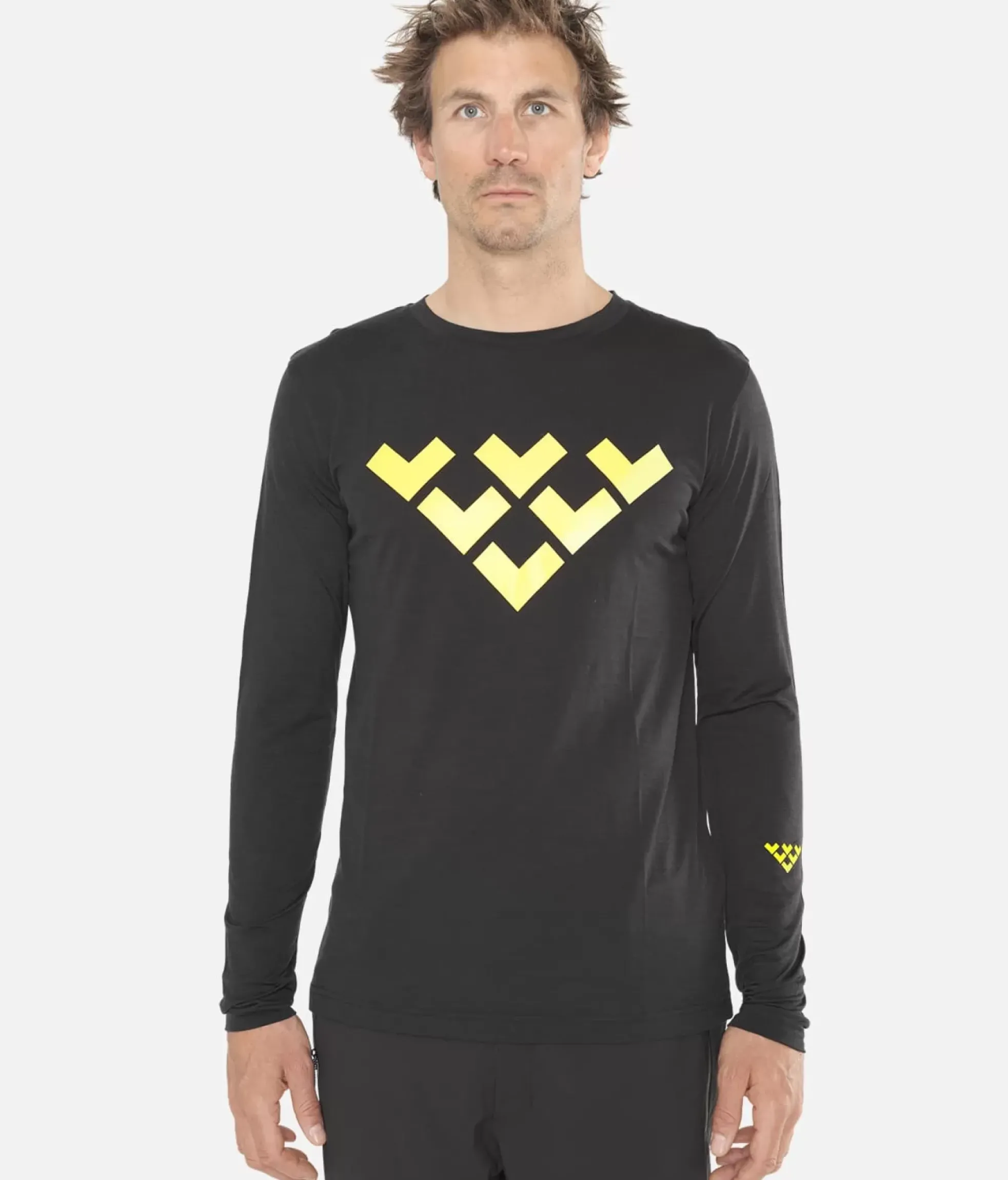 Black Crows T-Shirt Homme Merino Manches Longues Chevron<Homme Premières Couches