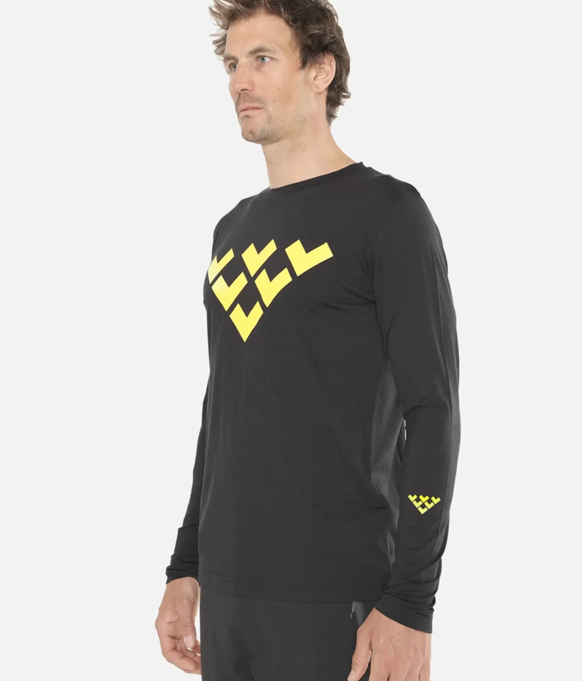 Black Crows T-Shirt Homme Merino Manches Longues Chevron<Homme Premières Couches