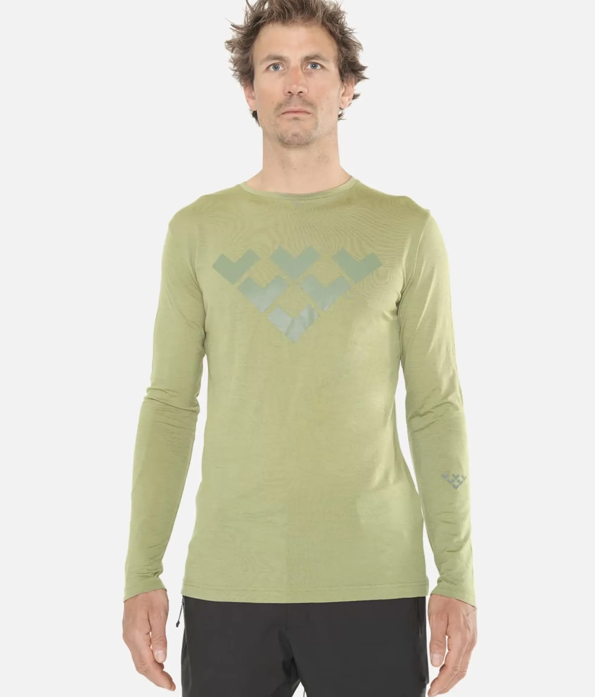 Black Crows T-Shirt Homme Merino Manches Longues Chevron<Homme Premières Couches