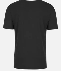 Black Crows T-Shirt Homme Merino Manches Courtes Chevron Noir-Jaune