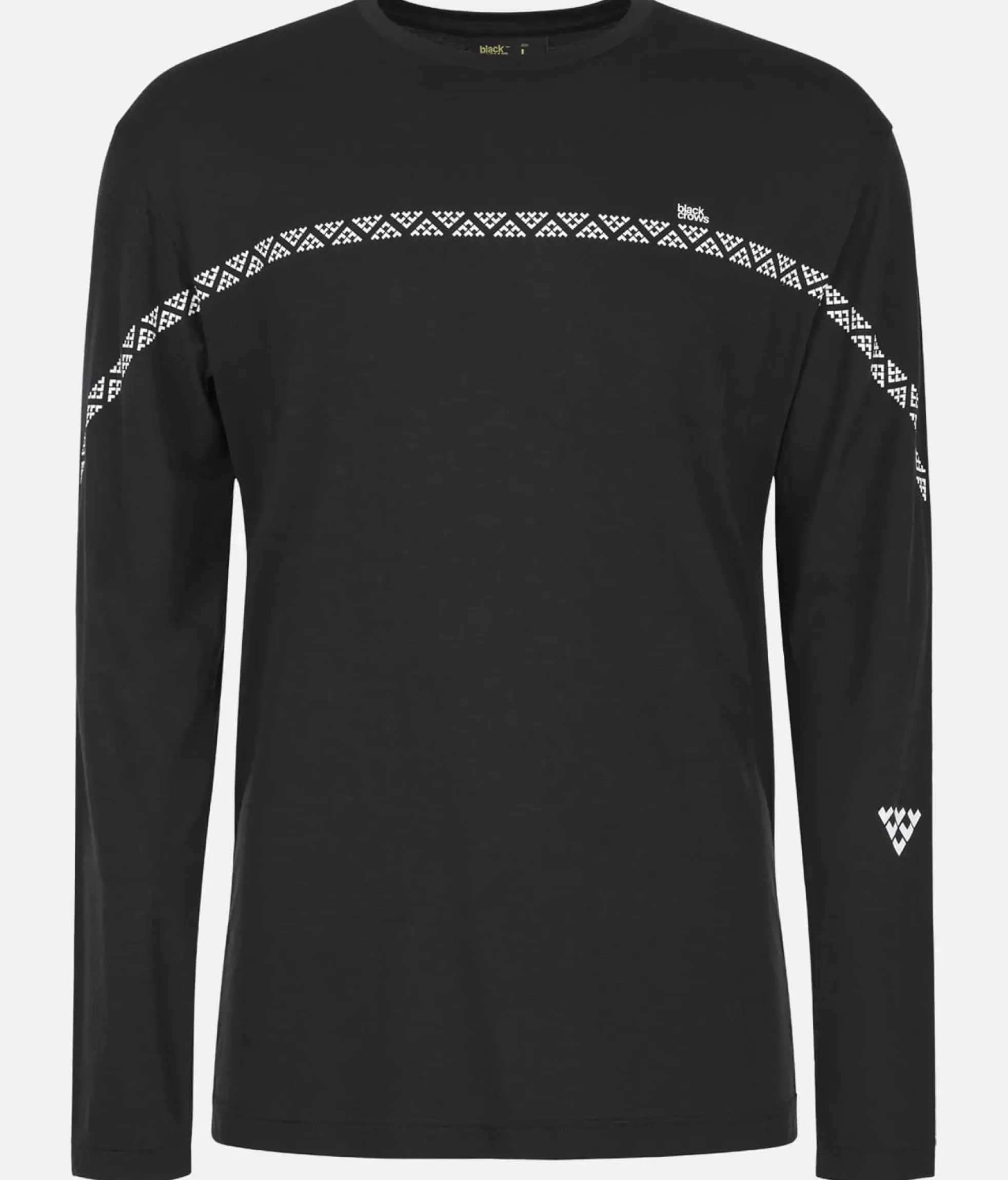 Black Crows T-Shirt Homme Merino Manches Longues Line<Homme Premières Couches