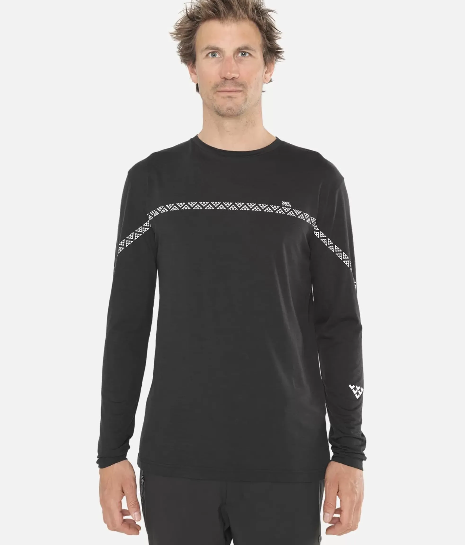 Black Crows T-Shirt Homme Merino Manches Longues Line<Homme Premières Couches