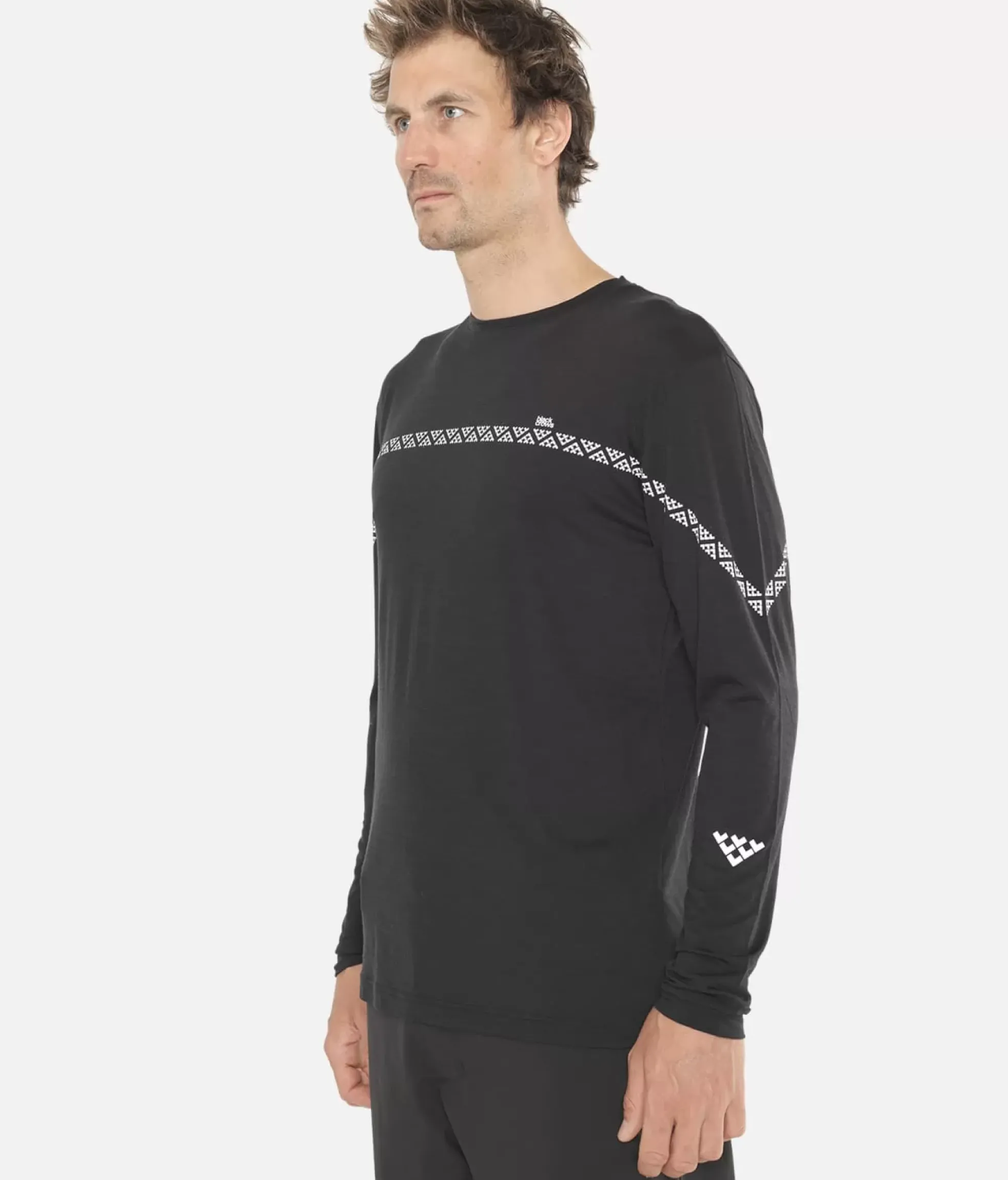 Black Crows T-Shirt Homme Merino Manches Longues Line<Homme Premières Couches