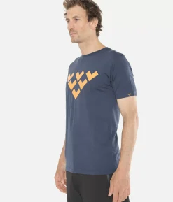 Black Crows T-Shirt Homme Merino Manches Courtes Chevron<Homme Premières Couches