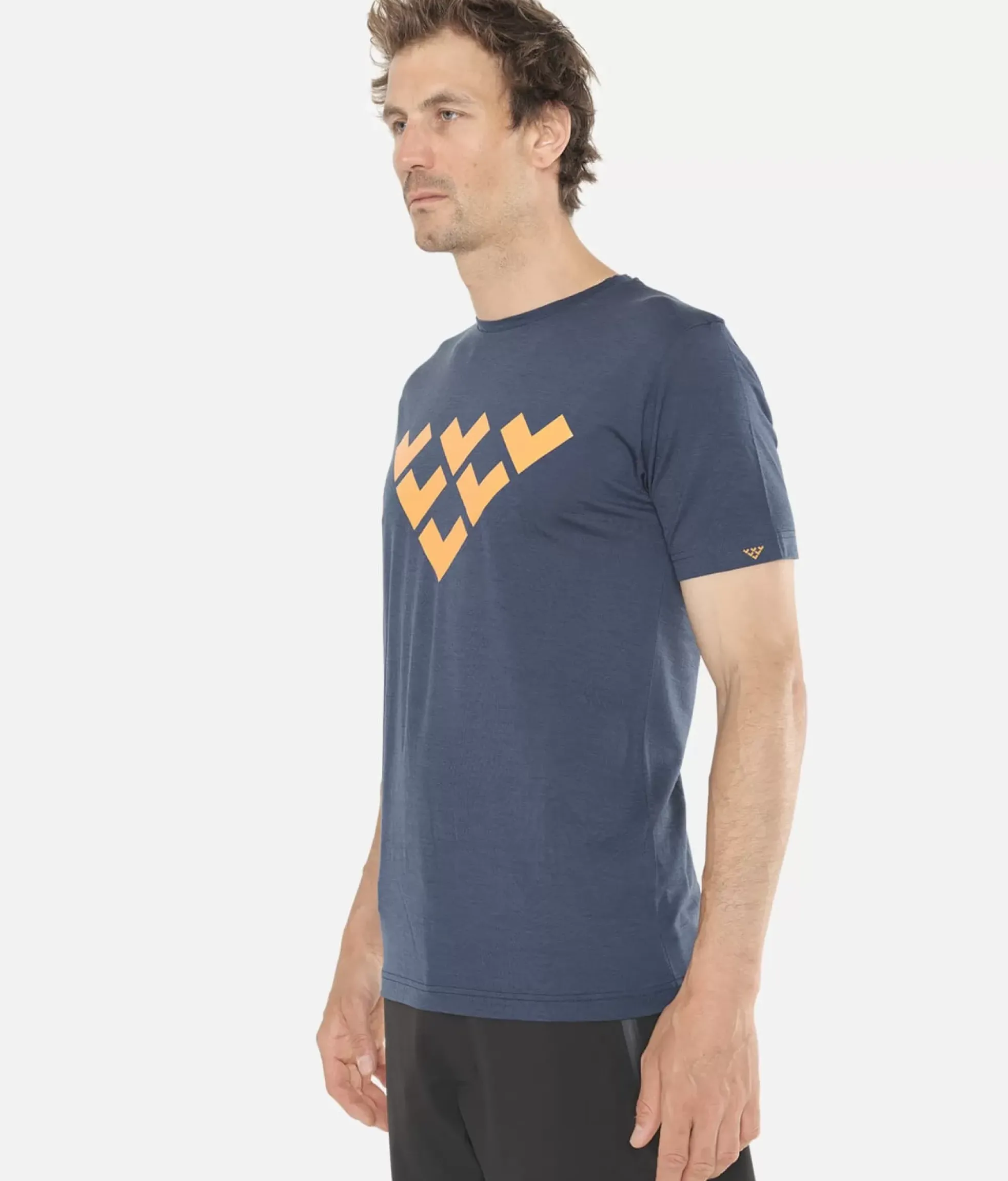 Black Crows T-Shirt Homme Merino Manches Courtes Chevron<Homme Premières Couches