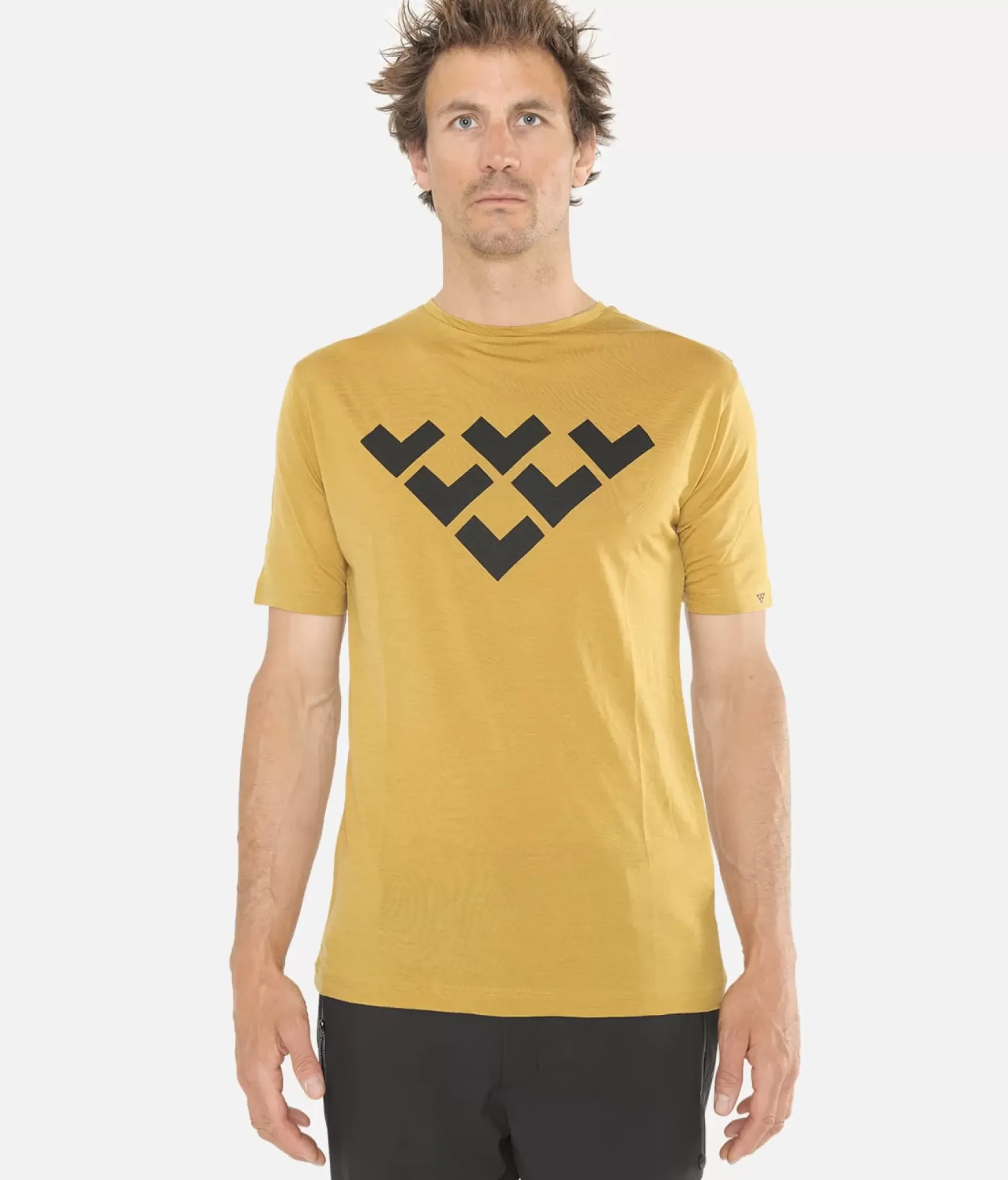 Black Crows T-Shirt Homme Merino Manches Courtes Chevron<Homme Premières Couches